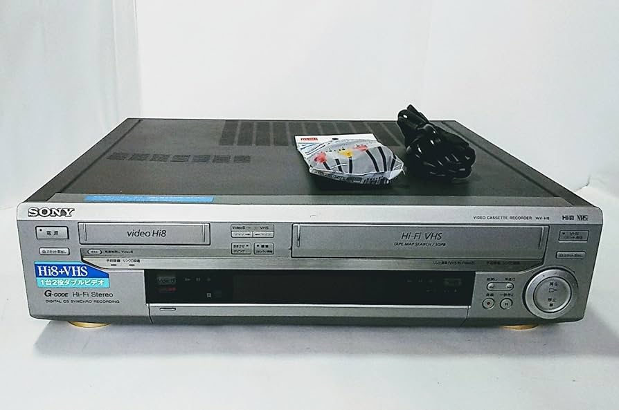 整備済】Hi8 VHS ダブルデッキ 8mm ビデオデッキ WV-H6 【公式通販】