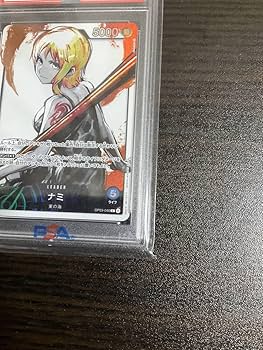 Amazon.co.jp: 注目 PSA10鑑定品 P-L ナミ パラレル OP03 強大な敵