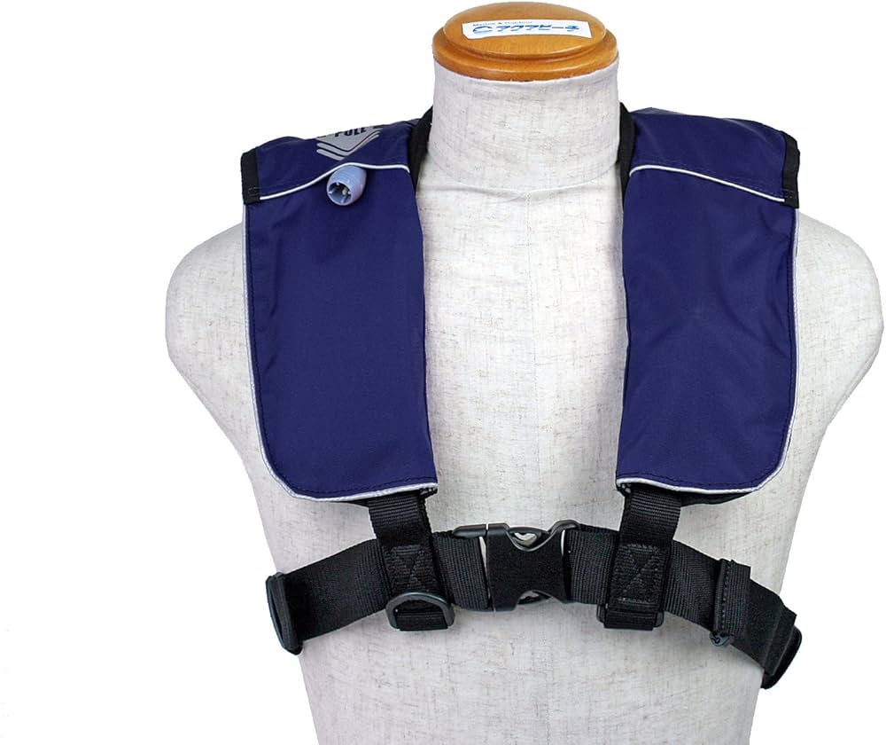 Amazon | 小型船舶用救命胴衣 自動膨張式 FN-80 肩掛式 国交省認定品第