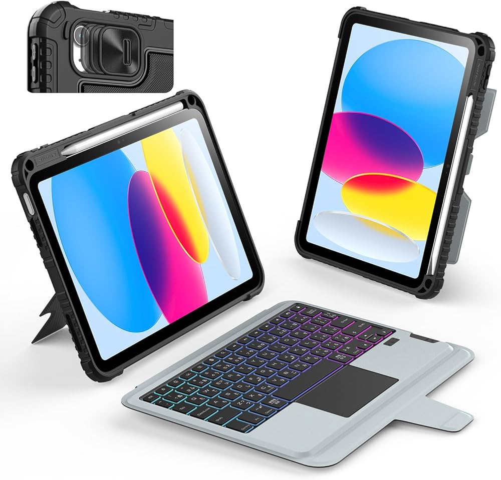 Amazon.co.jp: Nillkin iPad A16 Keyboard, 11 & 10th Generation, JIS