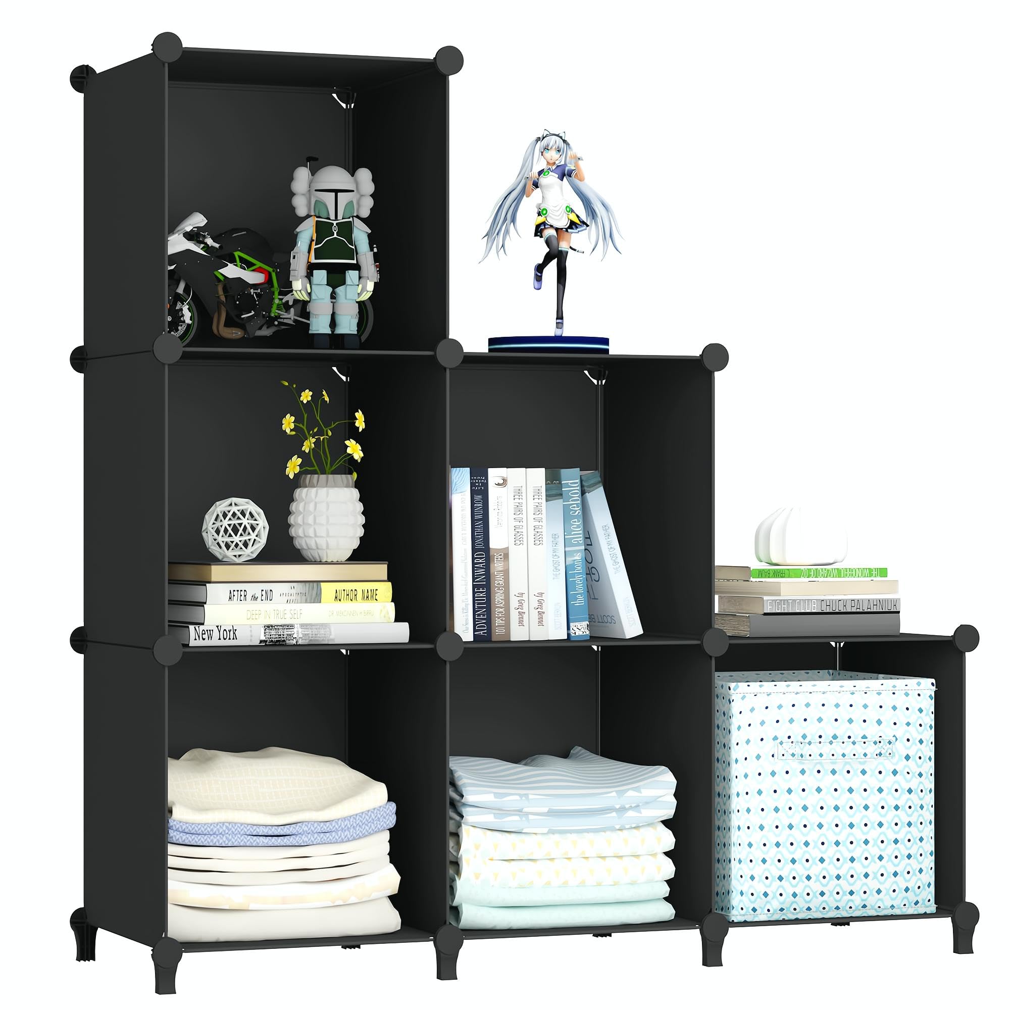 Amazon｜SIMPDIY 本棚 収納棚 収納ラック 整理棚 大容量組み立て式