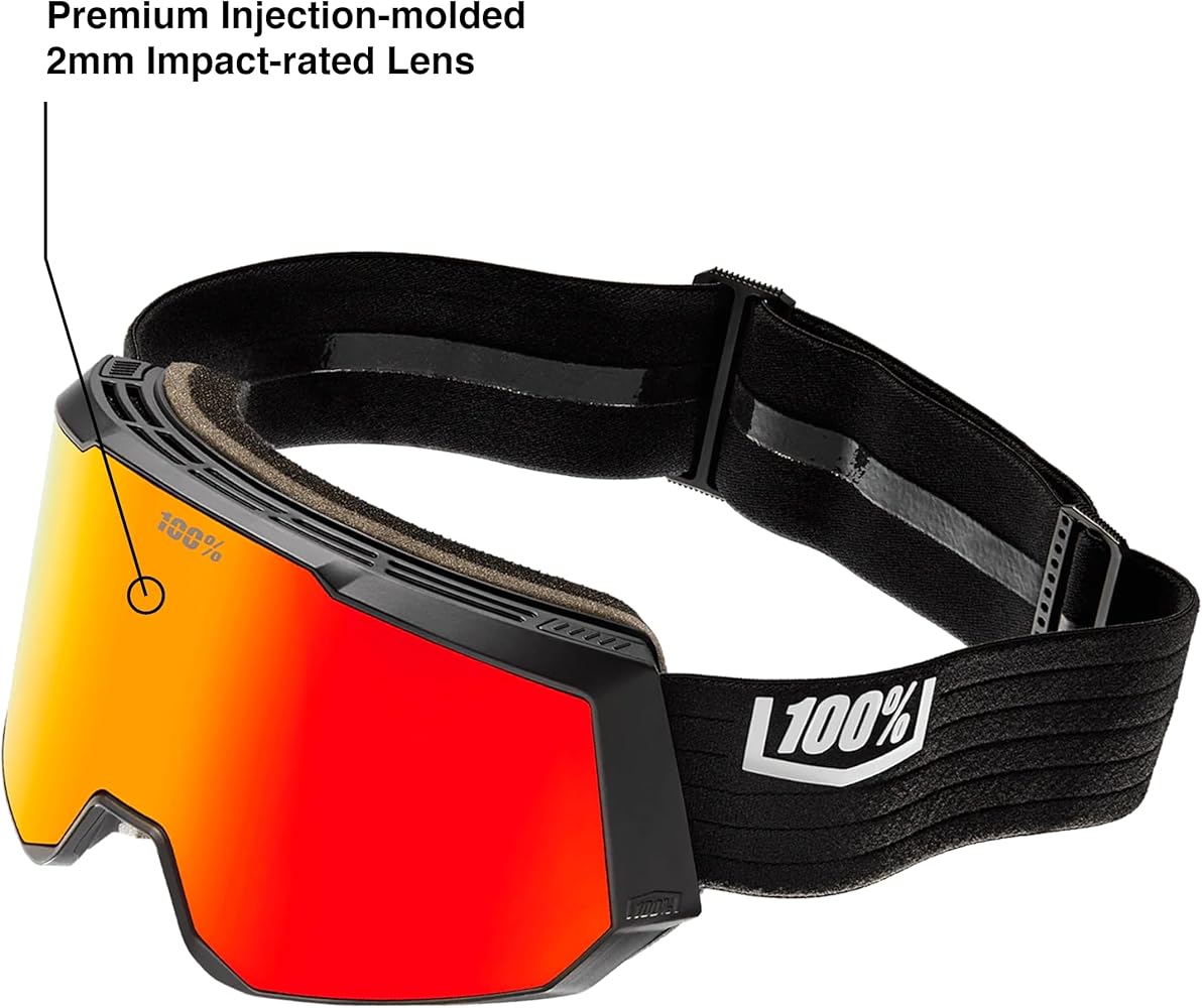 Amazon | [100%] SNOWCRAFT XL AF HiPER Premium Protective Goggles