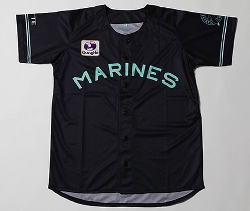 Amazon | 千葉ロッテ マリーンズ ユニフォーム BSW 2021 初代 ブラック