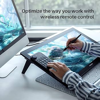 Amazon.com: HUION Kamvas Pro 24 4K UHD Graphics Drawing Tablet