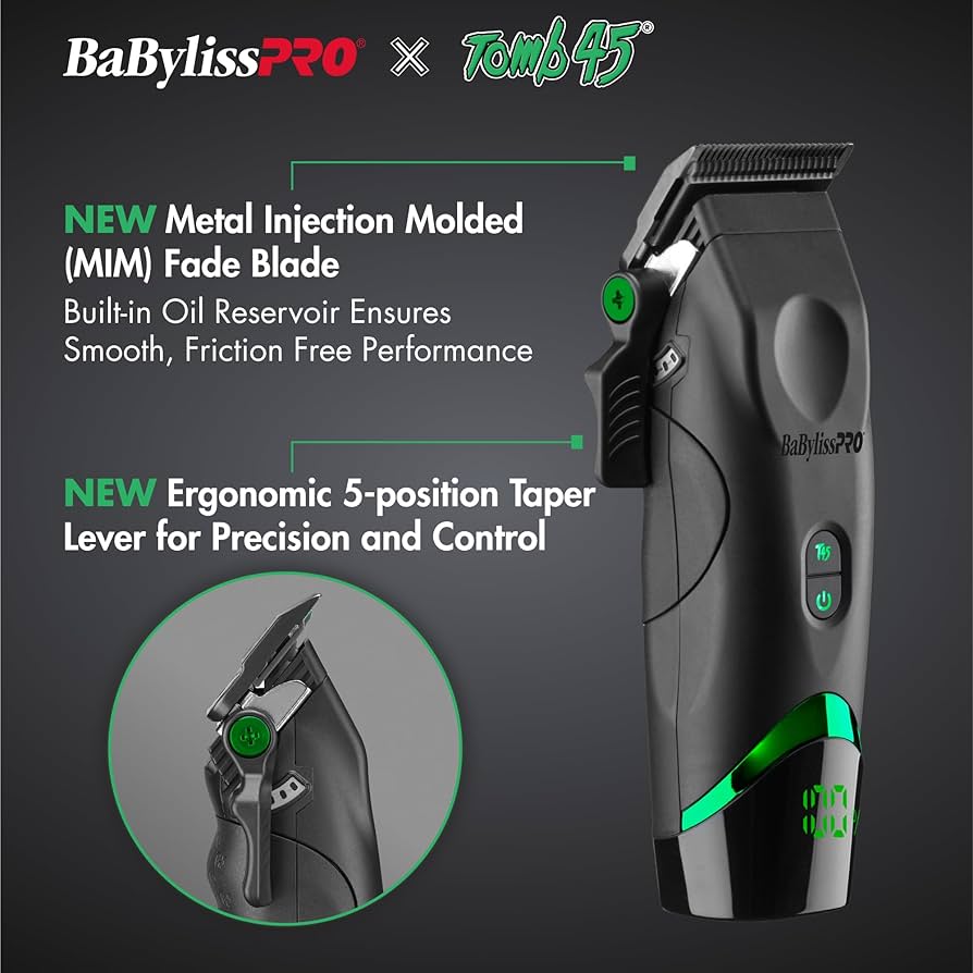 Amazon.co.jp: BaBylissPRO x Tomb45 ワイヤレス充電バリカン 男性用