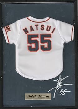 Amazon | 読売 ジャイアンツ 松井秀喜 シルバーサイン入り ミニチュア