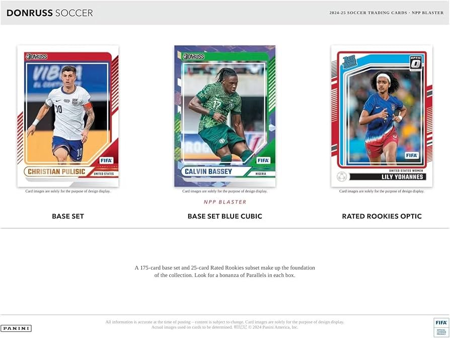 Amazon.co.jp: 2024-2025 Panini Donruss サッカーブラスターボックス