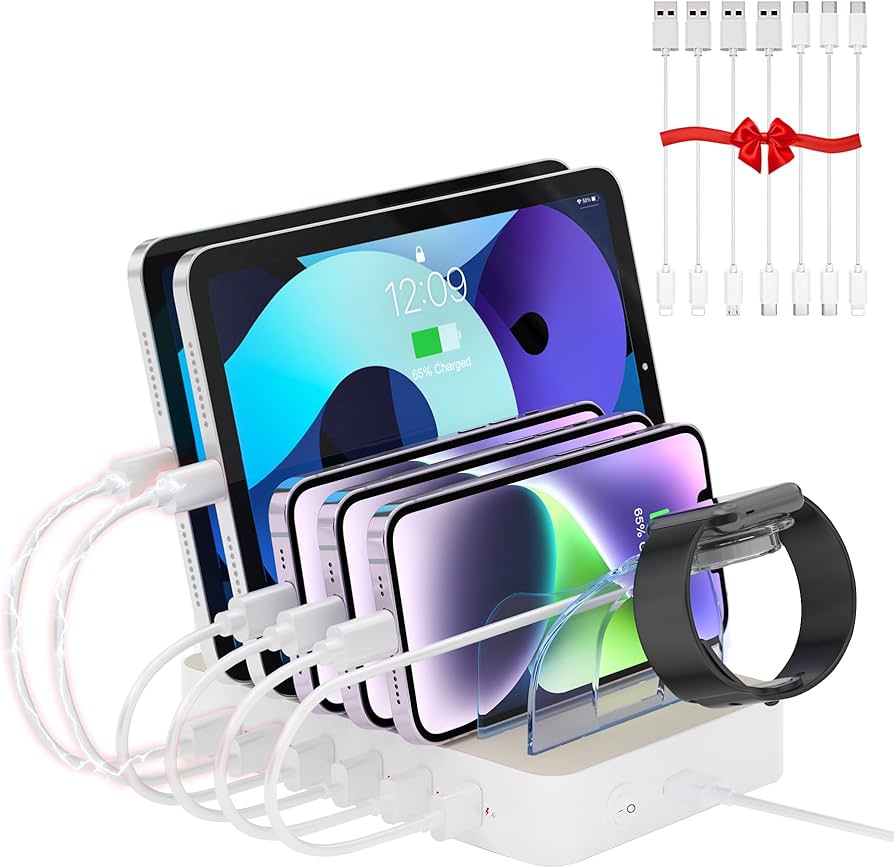 Amazon | Unitek 2024 USB PD充電ステーション 6ポート PD20W*2+USB A