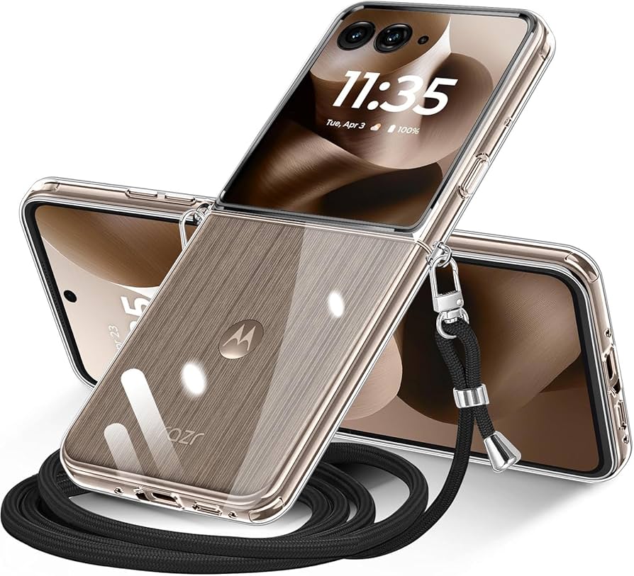 Amazon.co.jp: Motorola Razr 60 Ultra 用 ケース クリア ショルダー