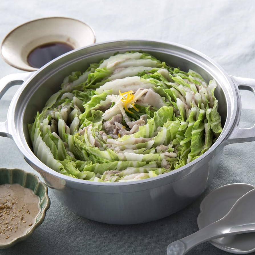 Amazon.co.jp: HALムスイ KING無水鍋(R)20 両手鍋 20cm 無水調理 1鍋8