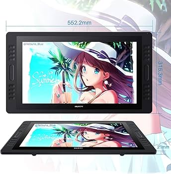 Amazon.co.jp: HUION 液タブ Kamvas Pro 20 液晶ペンタブレット19.5