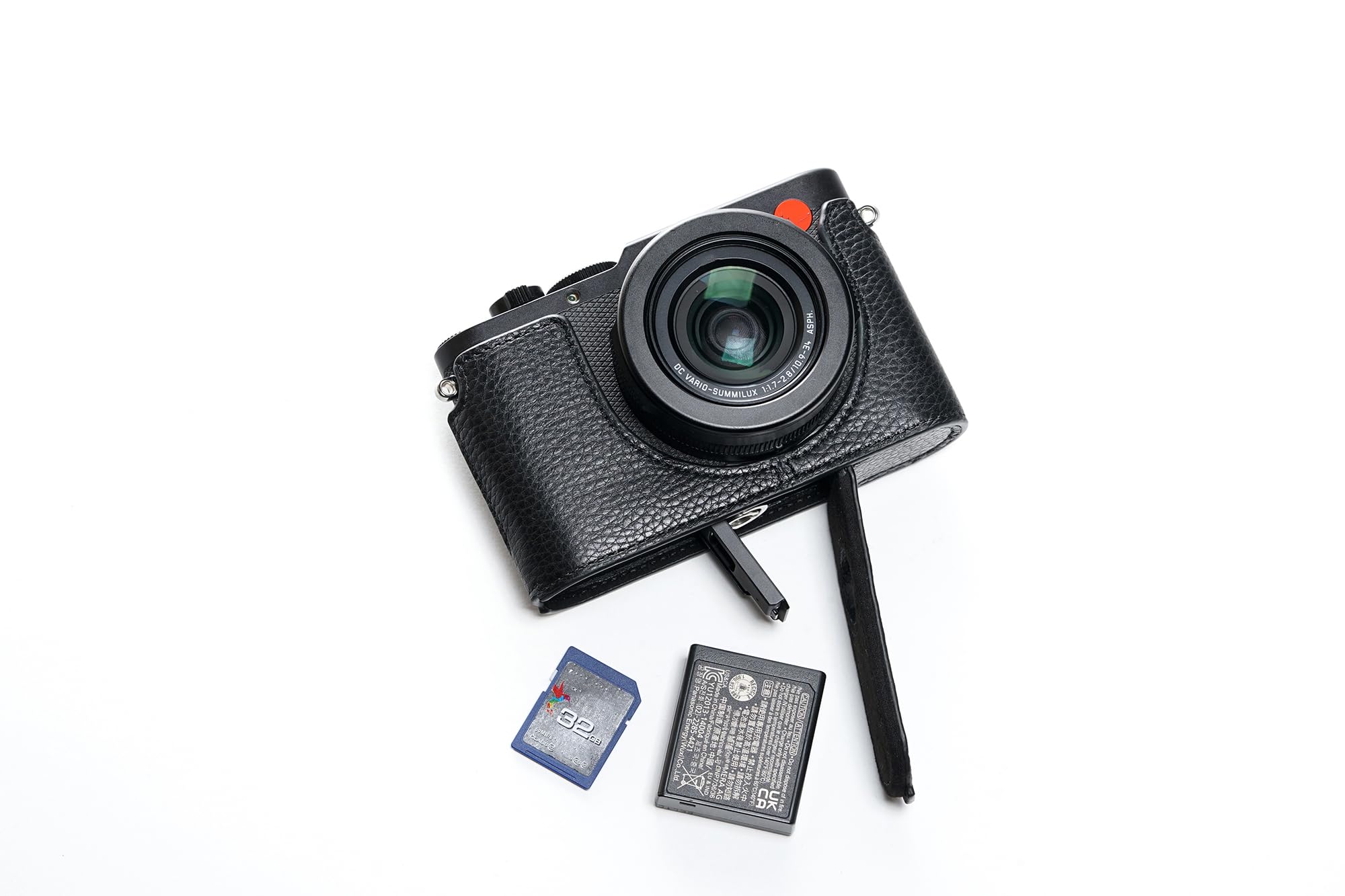 Amazon.co.jp: Leica D-LUX8用ハンドメイド本革ハーフカメラケース