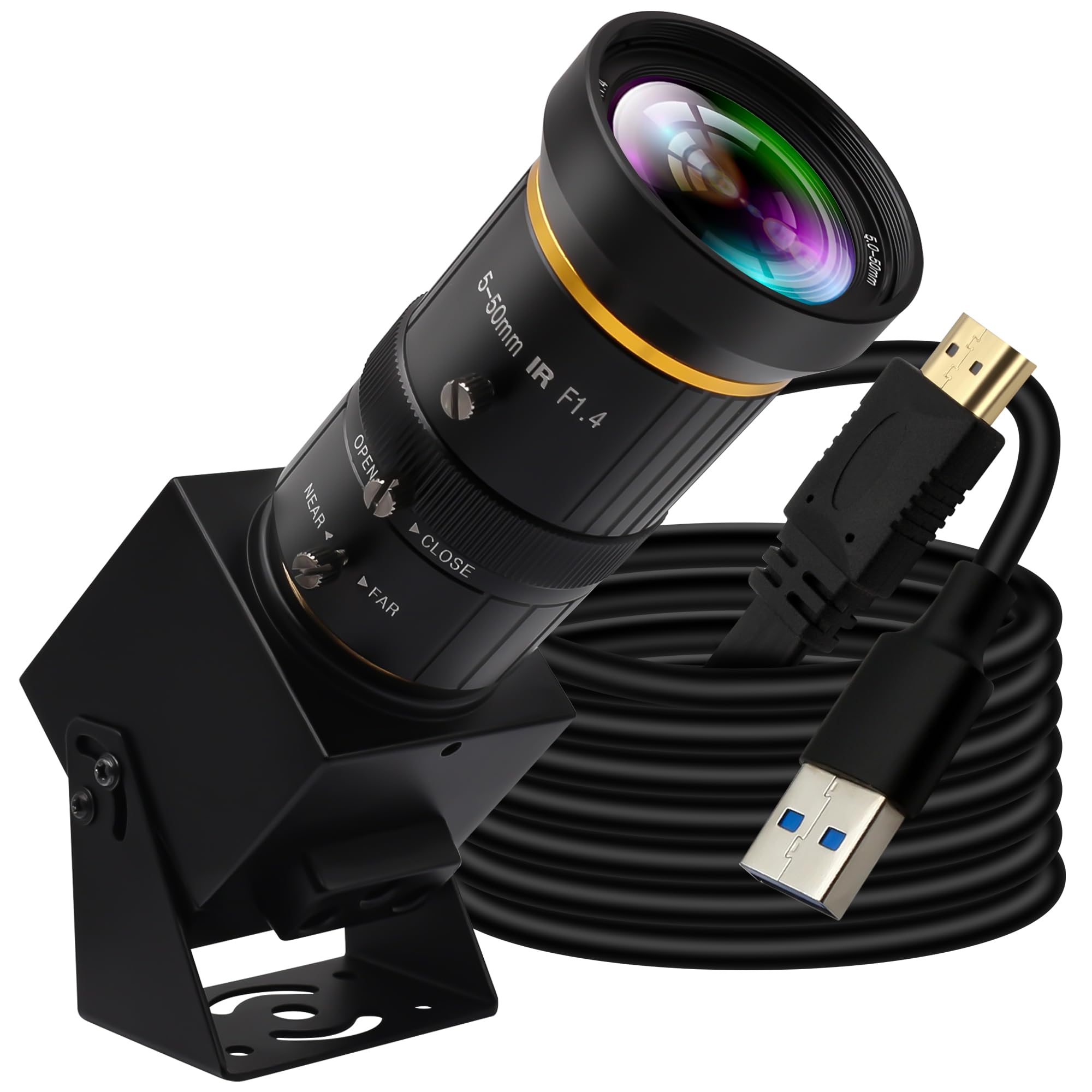 Amazon.co.jp: ELP HDMI 4K カメラ USB3.0 HDMI 同時出力 PC カメラ 5