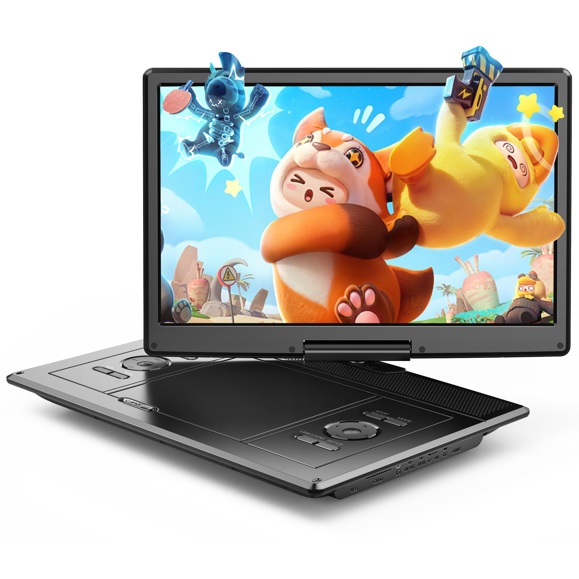 Amazon.co.jp: Surfola ポータブルDVDプレーヤー 16.9型 CDプレーヤー