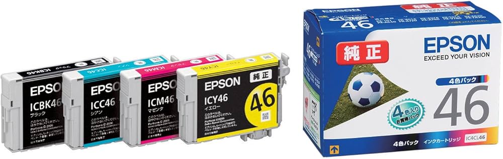 Amazon.co.jp: エプソン 純正 インクカートリッジ サッカーボール