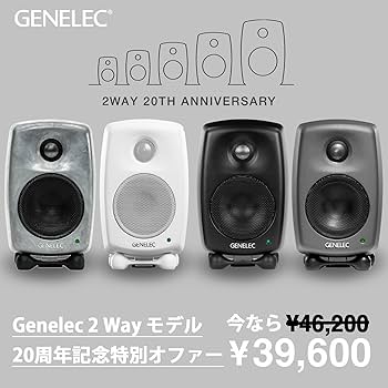 Amazon.co.jp: GENELEC 8010AP リファレンス・モニタースピーカー grey