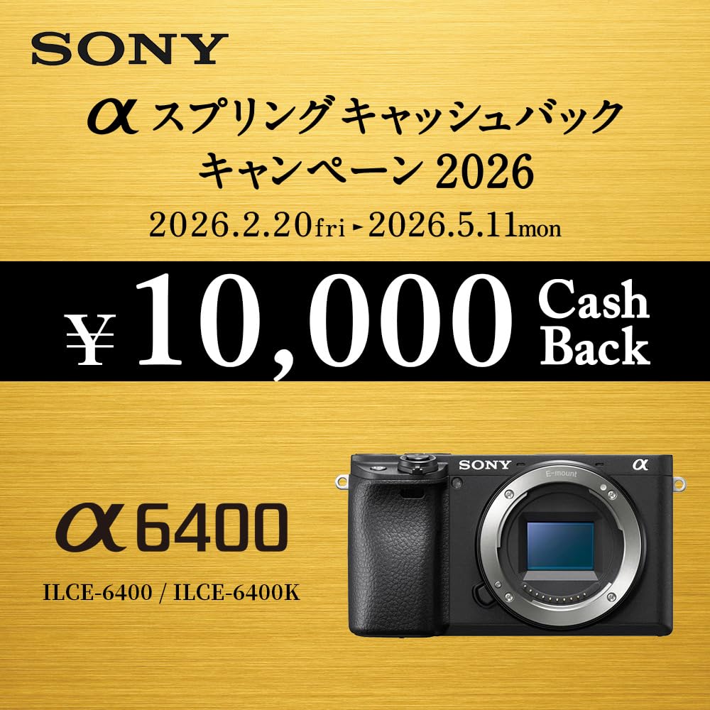 Amazon | ソニー SONY ミラーレス一眼 α6400M 高倍率ズームレンズ