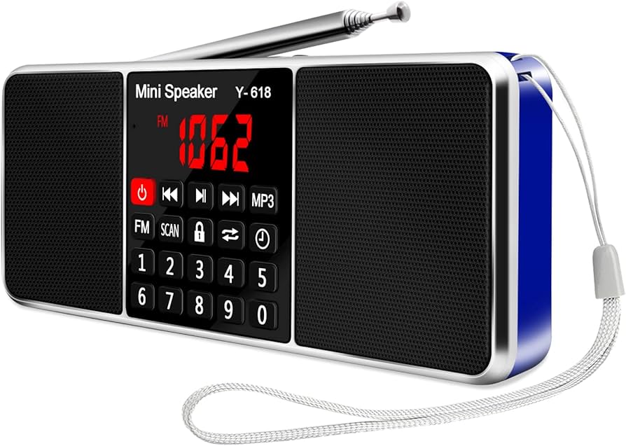 Amazon.com: LEFON Multifunction Digital FM Radio Media Speaker MP3