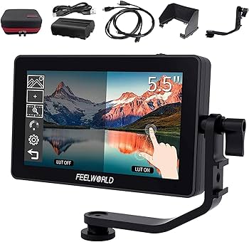 Amazon.com : FEELWORLD F6 Plus +Battery+Bag 6 Inch Touch Screen