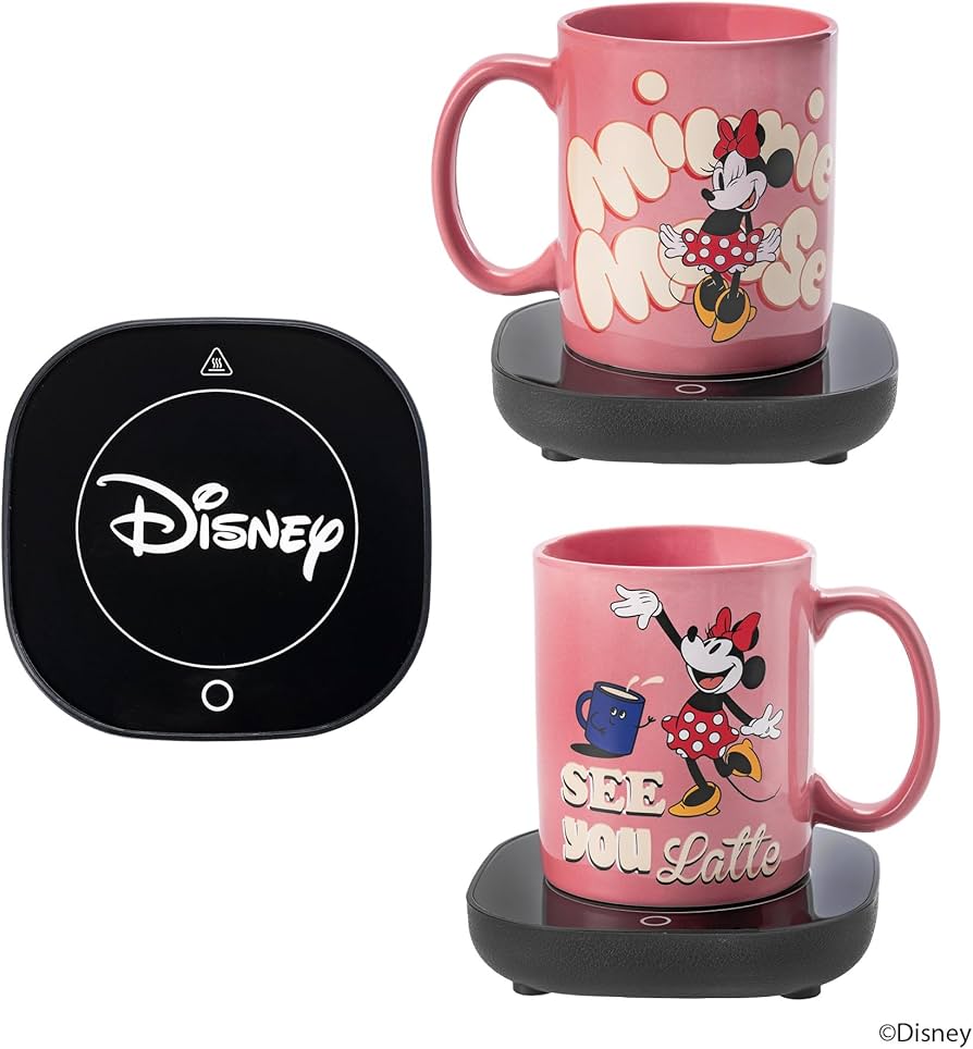 Amazon.com: Uncanny Brands Disney Minnie Mouse 12oz Mug Warmer Set