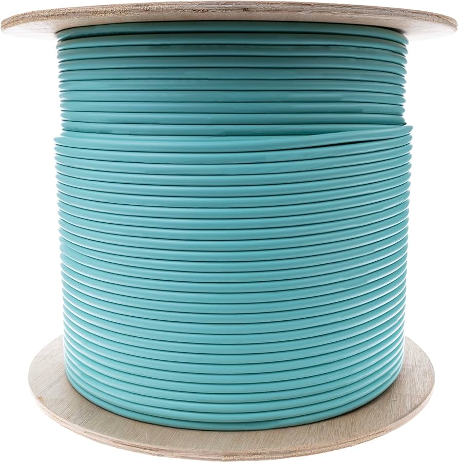 Amazon.com: CableWholesale 1000ft Aqua Multimode OM3 Fiber Optic