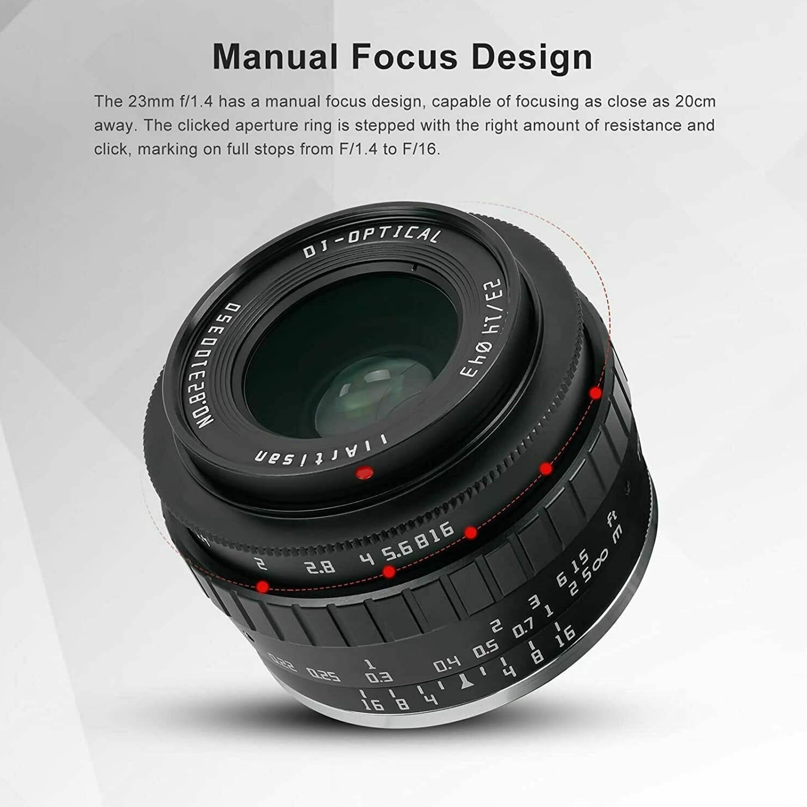 Amazon.co.jp: TTARTISAN 23mm F1.4 APS-C 広角マニュアルフォーカス