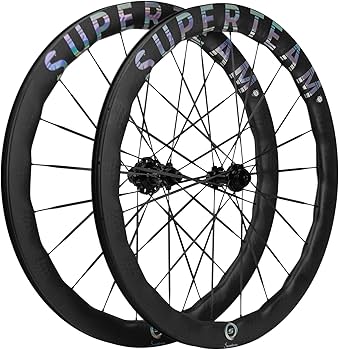 Amazon | SUPERTEAMカーボンスポークディスクブレーキ50mmチューブレス