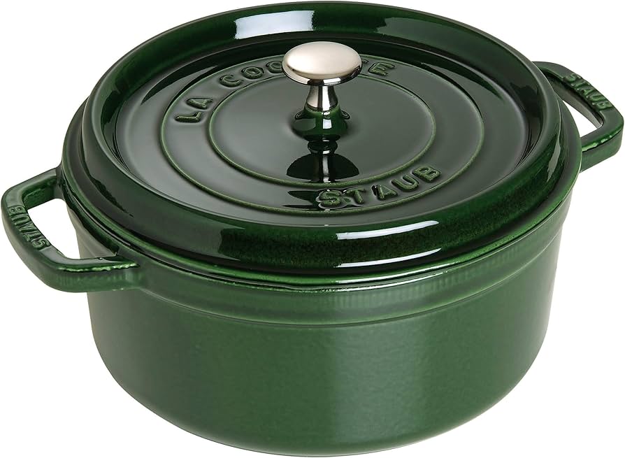 Amazon｜ストウブ(Staub) 「 ピコ ココット ラウンド バジルグリーン