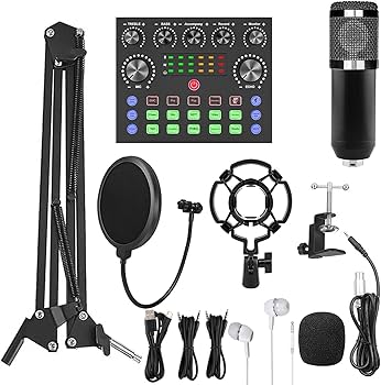 Amazon.co.jp: V8S+BM800 ポッドキャスト機器セット コンデンサー