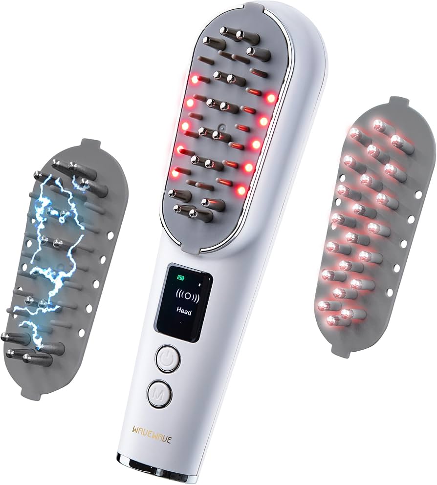 Amazon.co.jp: WAVEWAVE 電気ブラシ RF美顔器 赤色LED emsブラシ ems