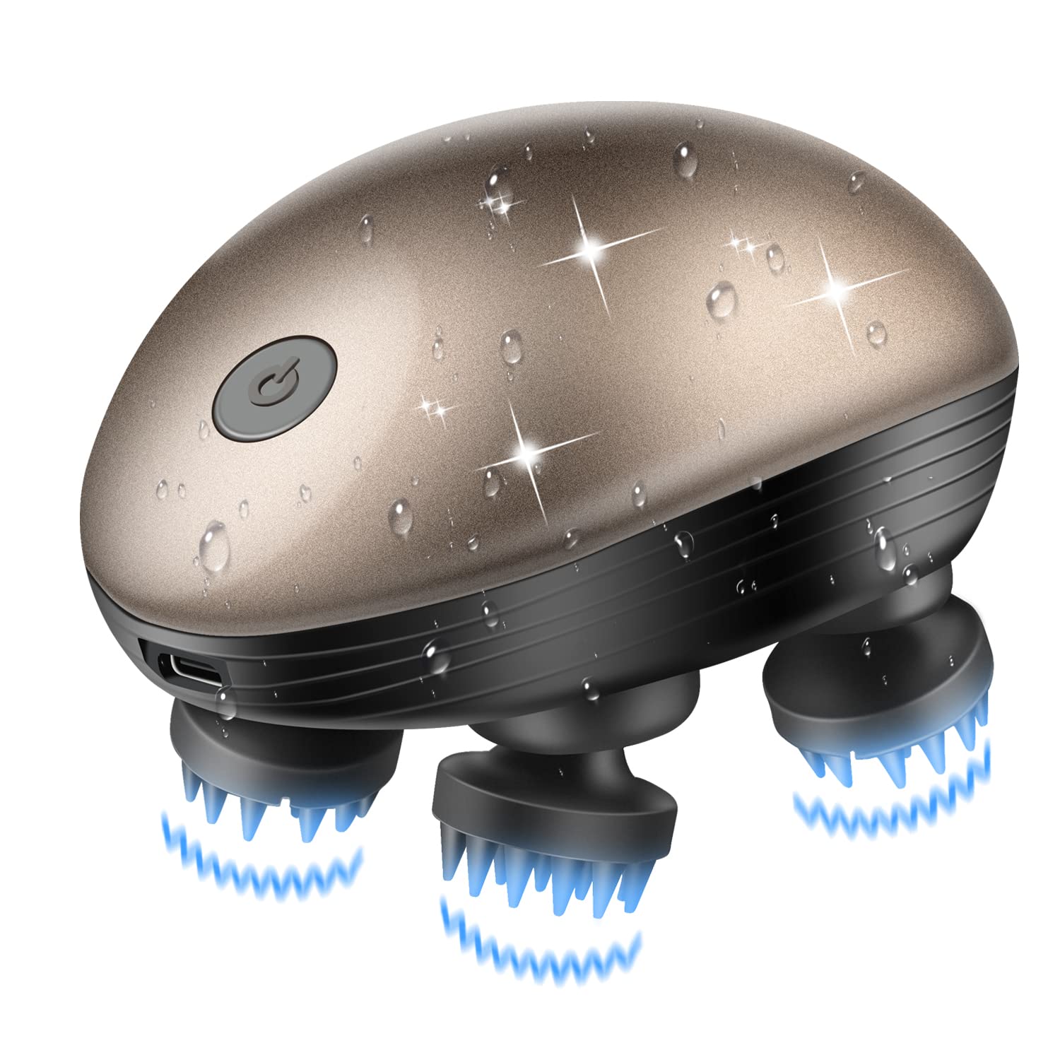 Amazon | Youmay 電動ブラシ 電動 ヘッドブラシ 振動機能あり IPX7防水