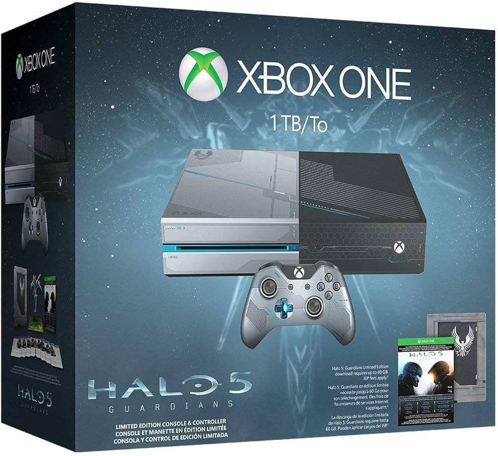 Amazon.com: Xbox One 1TB Console - Limited Edition Halo 5