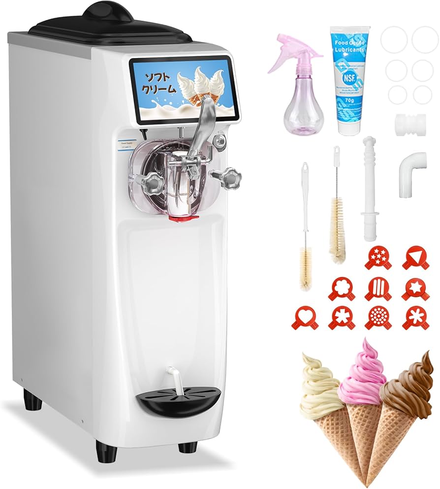 Amazon | GSEICE 業務用 アイスクリームメーカー 16L/H 容量6L ソフト