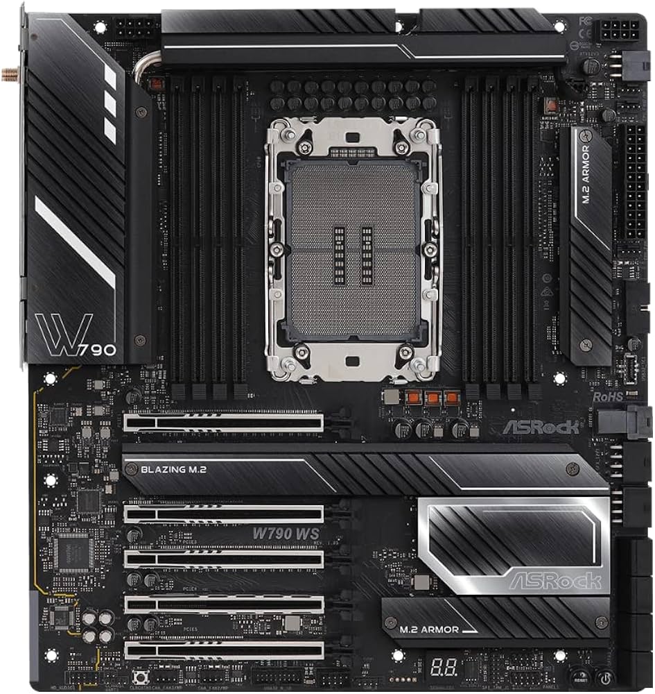 Amazon | ASRock マザーボード W790 WS Intel CPU Xeon (LGA4677)対応