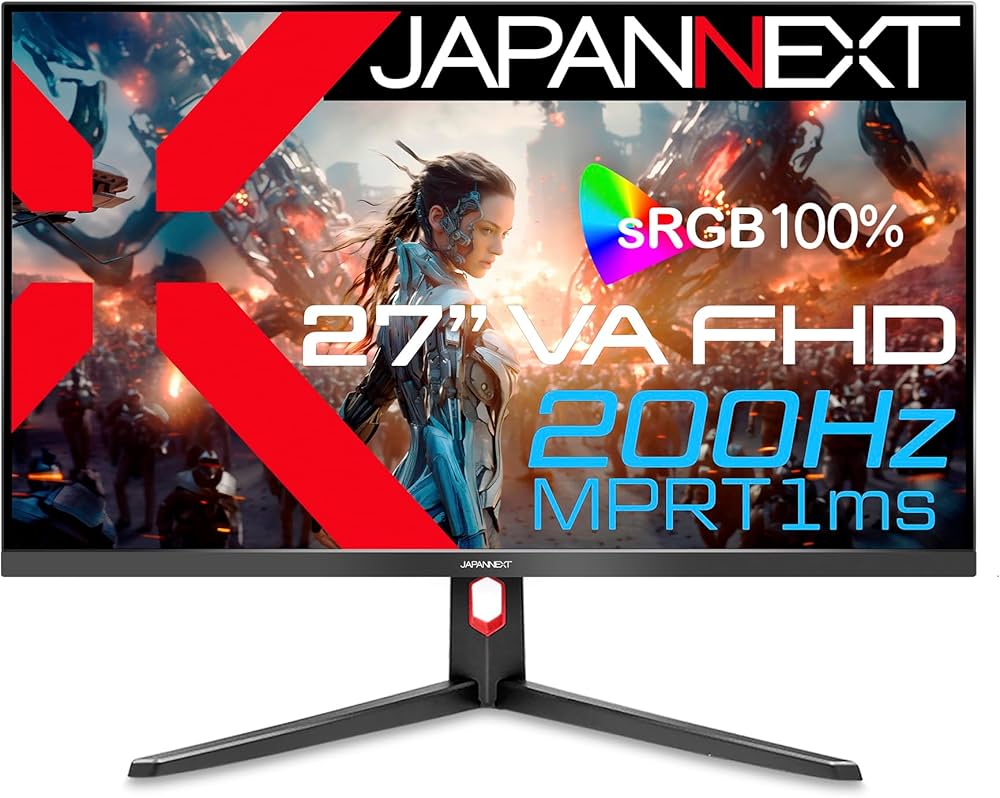 Amazon.co.jp: JAPANNEXT 27インチ ゲーミングモニター 200Hz 1ms フル