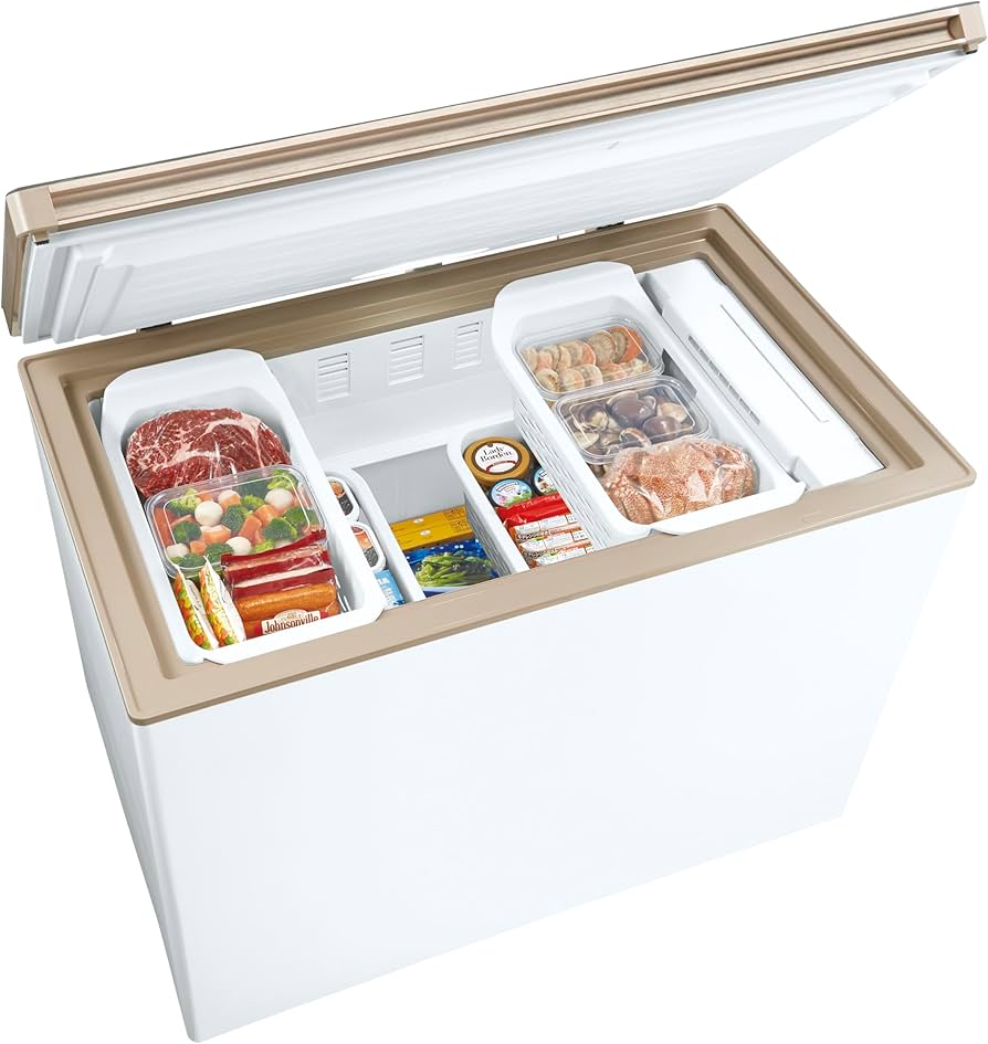 Amazon | アクア(AQUA) 冷凍庫 (270L/上開き/ファン式) 霜取り不要