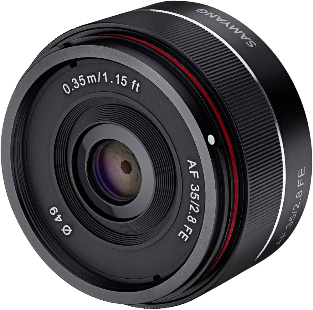 Amazon.co.jp: SAMYANG 単焦点広角レンズ AF 35mm F2.8 FE ソニーαE用