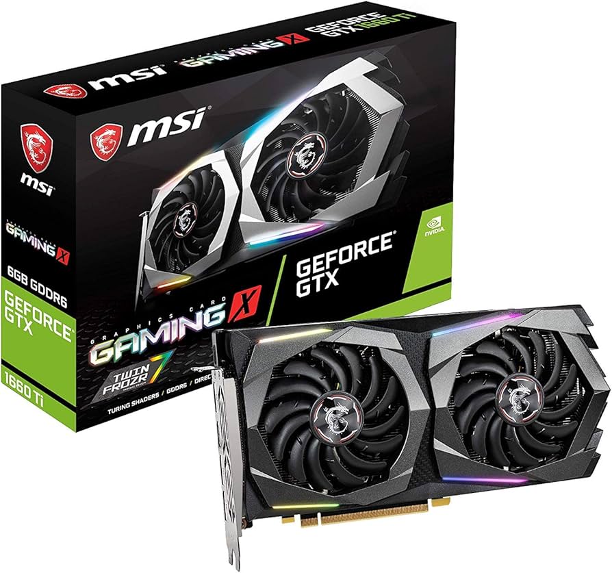 Amazon.com: msi Gaming GeForce GTX 1660 Ti 192-bit HDMI/DP 6GB