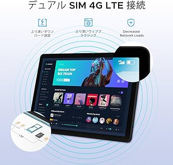 Amazon.co.jp: 【Android16 4G LTE タブレット】DOOGEE G6