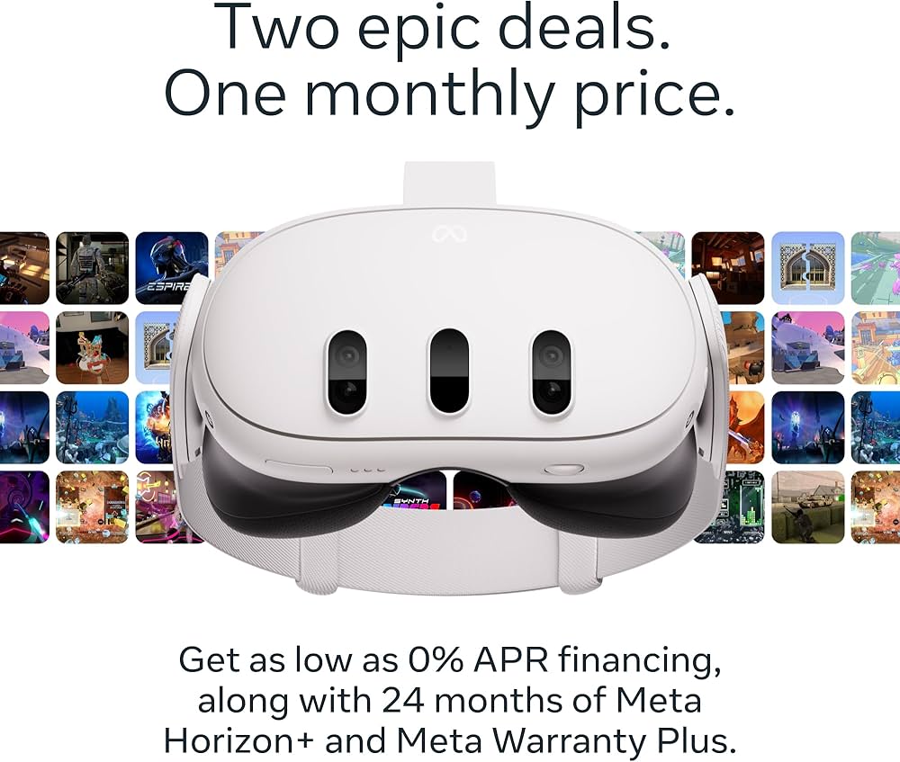 Amazon.com: Meta Quest 3 512GB, one Low Monthly Price, 24 Months