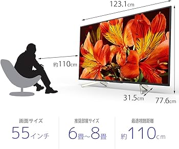 Amazon | ソニー 55V型 4K対応 液晶 テレビ ブラビア KJ-55X8500F