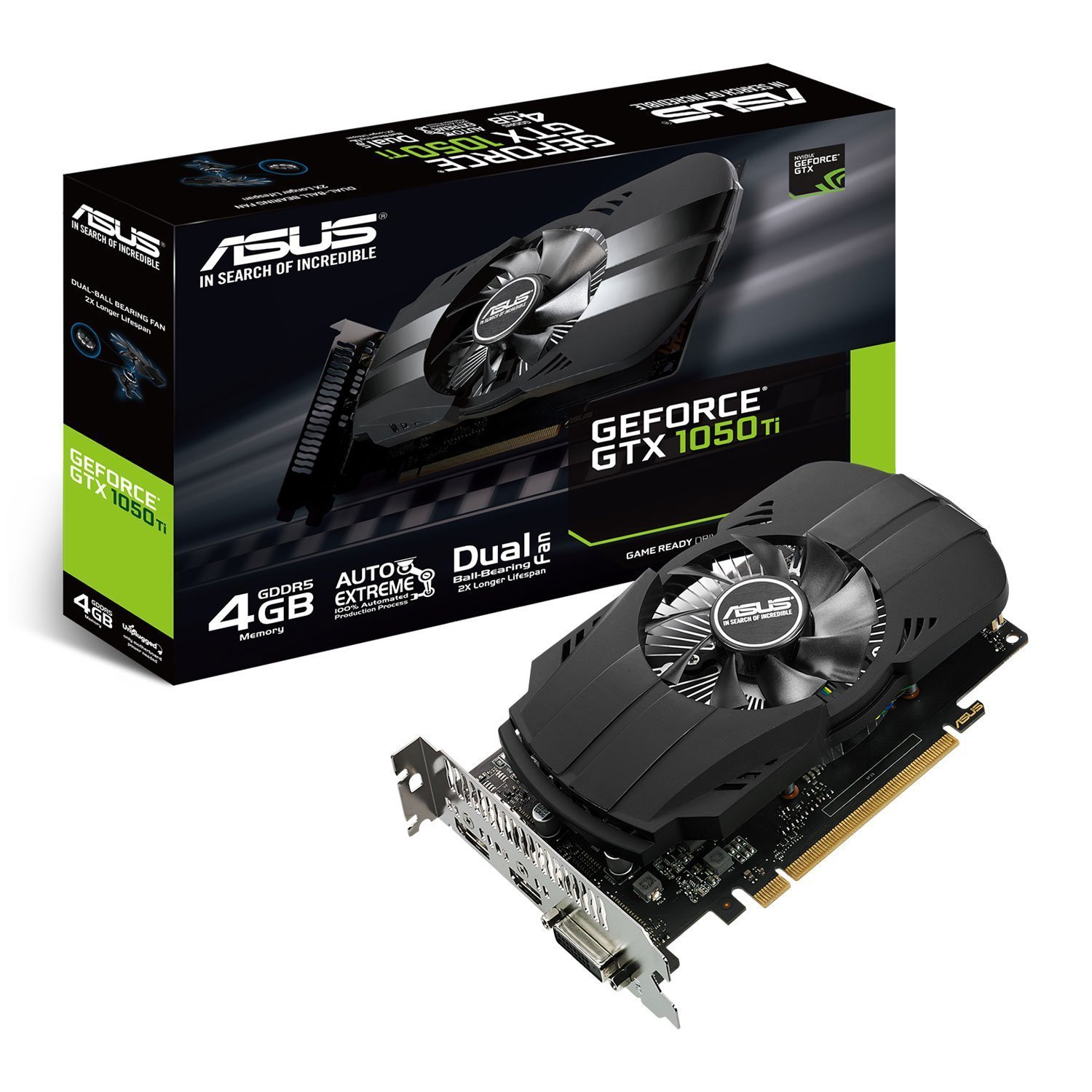Amazon | Asus NVIDIA GeForce GTX 1050 PH-GTX1050TI-4G 4 GB GDDR5