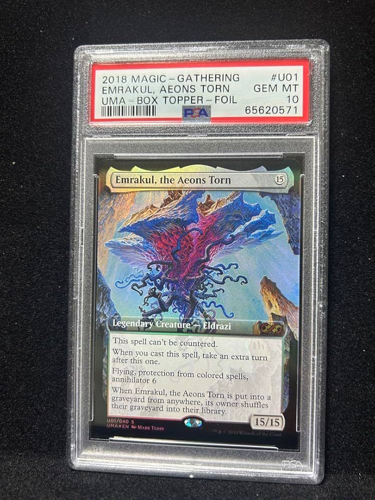 Amazon | MTG PSA10 引き裂かれし永劫、エムラクール FOIL 拡張アート