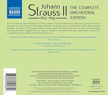 Amazon.com: Johann Strauss II: The Complete Orchestral Edition