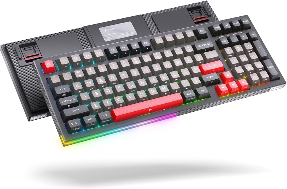 Amazon | KEMOVE K98ワイヤレスメカニカルキーボード(ホワイト