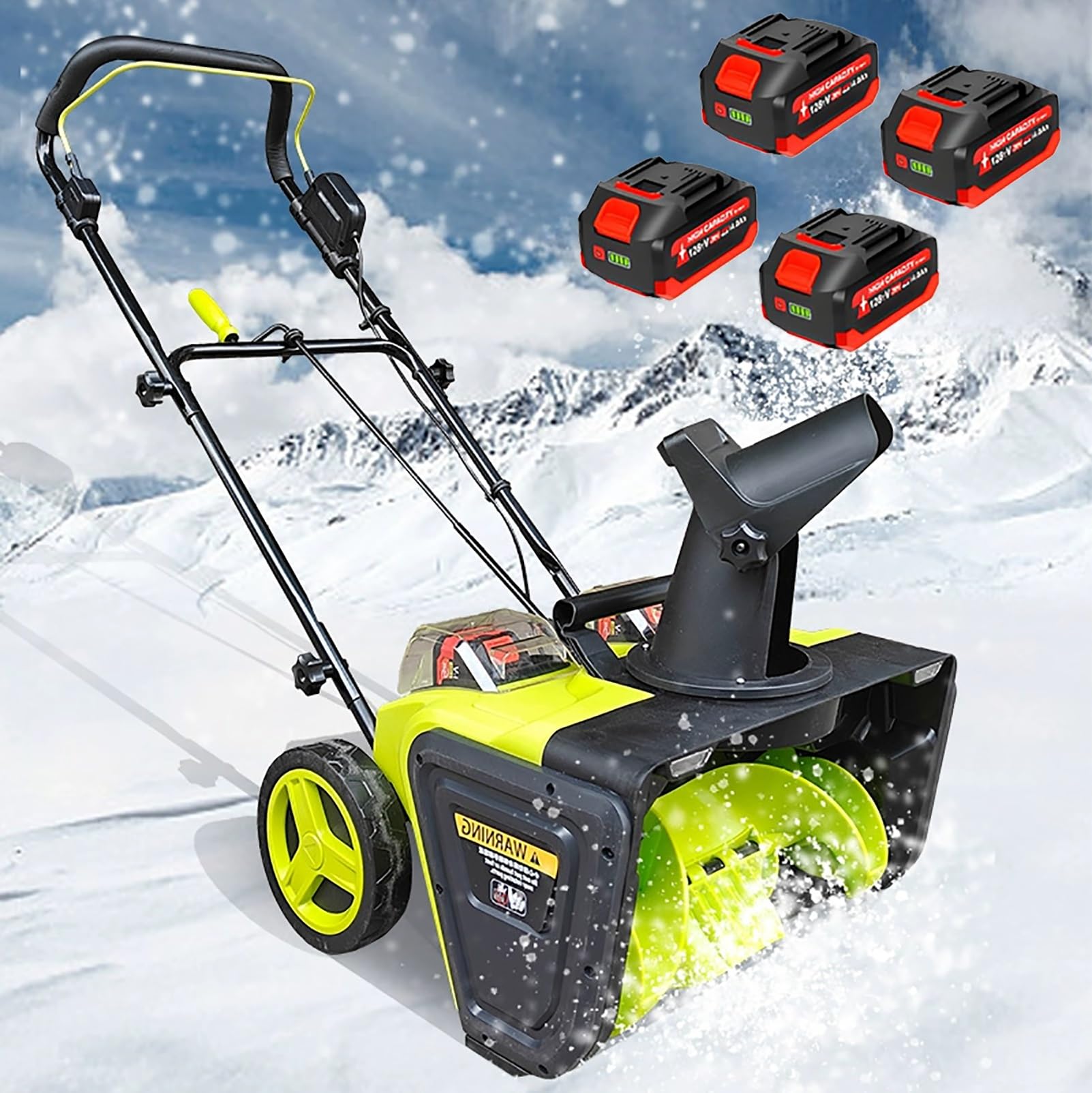 Amazon.co.jp: 電動スコップ 除雪機 電動除雪機 バッテリー式 40V双