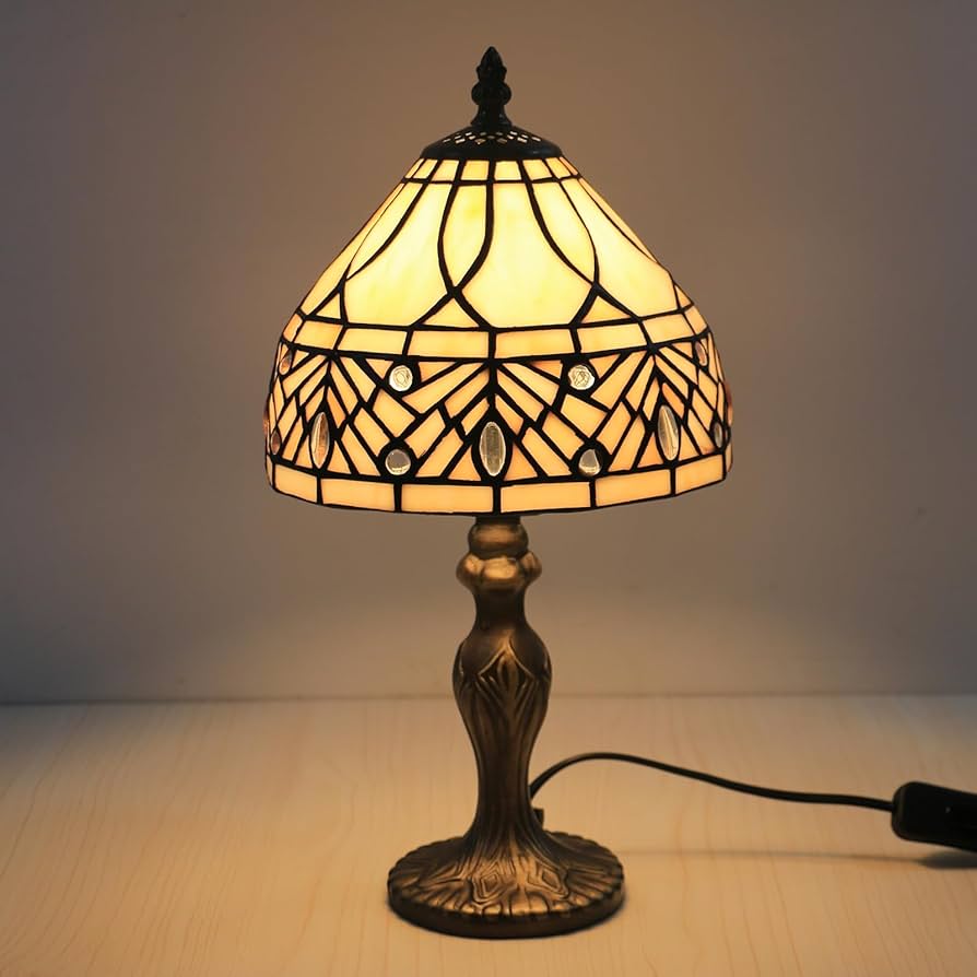 Amazon.co.jp : Uziqueif ステンドグラス ランプ アンティーク レトロ