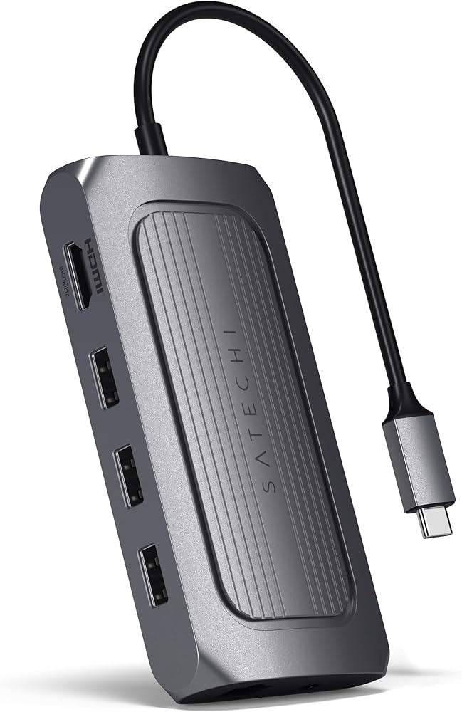 Amazon | SATECHI 9 in 1 USB4 アルミニウムマルチポートUSB-Cハブ、8K