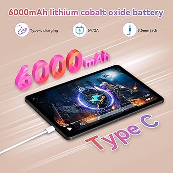 Amazon.com : Alphawolf Lpad2S Android 15 Tablet 10 inch,20GB (8+