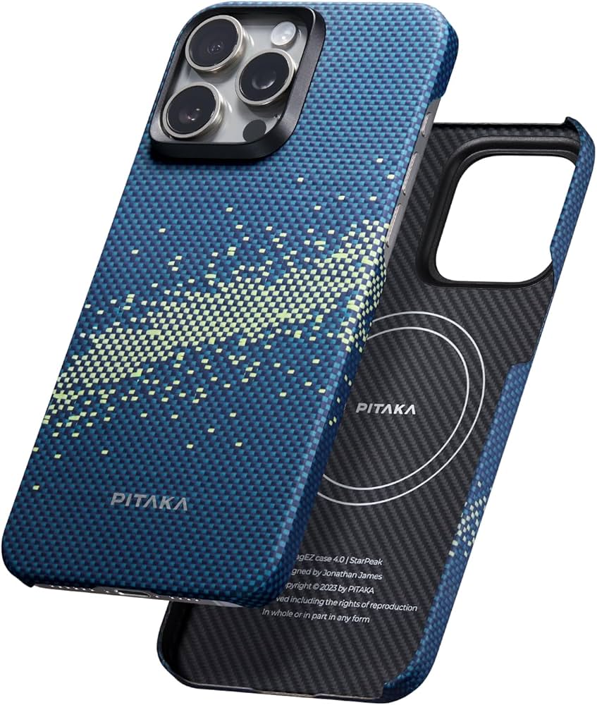 Amazon.com: pitaka Case for iPhone 15 Pro Compatible with MagSafe